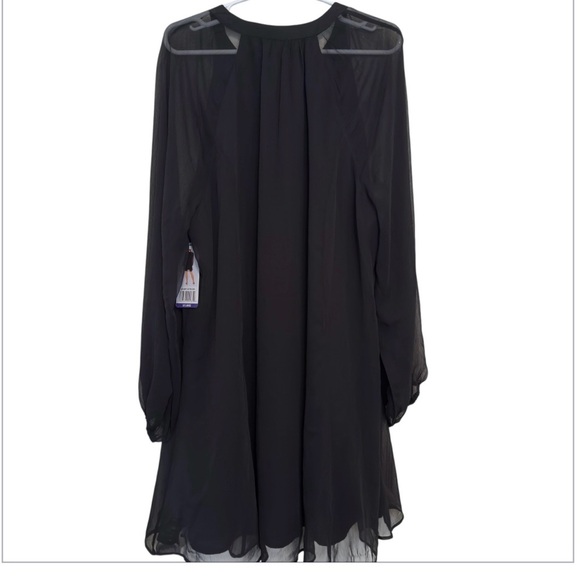 Joie Limited Edition Women's Balloon Sleeve Dress Caviar - Size XXL -NWT - Picture 4 of 10